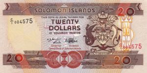 Solomon Islands, 20 Dollar, P21a