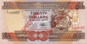Solomon Islands, 20 Dollar, P21s