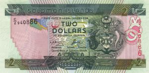 Solomon Islands, 2 Dollar, P25 sign.8