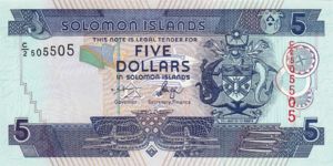 Solomon Islands, 5 Dollar, P26 Sign.8