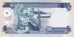 Solomon Islands, 5 Dollar, P26 Sign.10