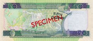 Solomon Islands, 50 Dollar, P29s