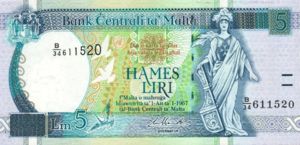 Malta, 5 Lira, P46d
