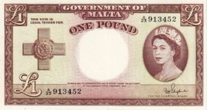 Malta, 1 Pound, P24b