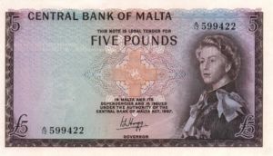 Malta, 5 Pound, P30