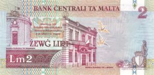 Malta, 2 Lira, P49