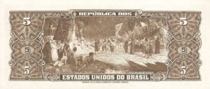 Brazil, 5 Cruzeiro, P158b