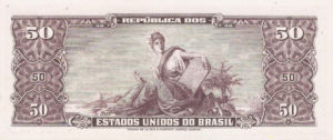 Brazil, 50 Cruzeiro, P179