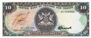 Trinidad and Tobago, 10 Dollar, P38c
