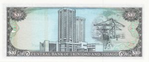 Trinidad and Tobago, 10 Dollar, P38c