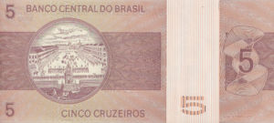 Brazil, 5 Cruzeiro, P192c, BCB B13c