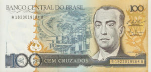 Brazil, 100 Cruzado, P211c, BCB B33c