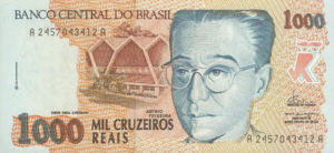 Brazil, 1,000 Cruzeiro Real, P240, BCB B62a