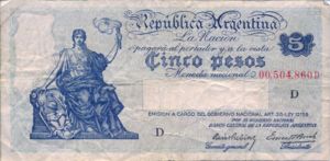 Argentina, 5 Peso, P252a
