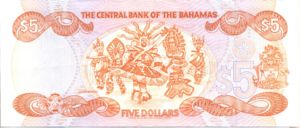 Bahamas, 5 Dollar, P52a