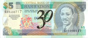 Barbados, 5 Dollar, P65A