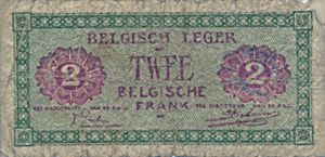 Belgium, 2 Franc, M2a