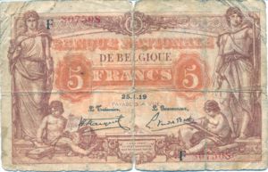 Belgium, 5 Franc, P74b