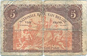 Belgium, 5 Franc, P74b