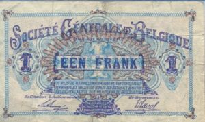 Belgium, 1 Franc, P86b