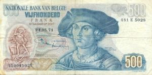 Belgium, 500 Franc, P135b