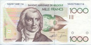 Belgium, 1,000 Franc, P144a