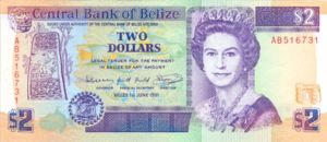 Belize, 2 Dollar, P52b
