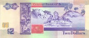 Belize, 2 Dollar, P52b