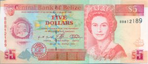 Belize, 5 Dollar, P58