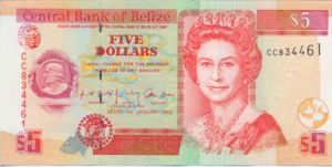 Belize, 5 Dollar, P61b