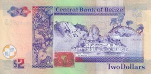 Belize, 2 Dollar, P66a