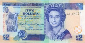 Belize, 2 Dollar, P66c