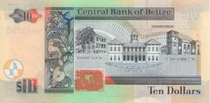 Belize, 10 Dollar, P68b