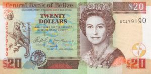 Belize, 20 Dollar, P69b
