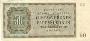 Bohemia and Moravia, 50 Koruna, P10a