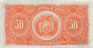 Bolivia, 50 Boliviano, P132 W1
