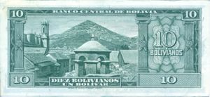 Bolivia, 10 Boliviano, P139c
