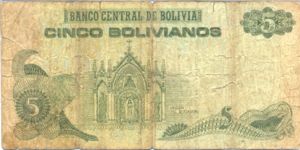 Bolivia, 5 Boliviano, P203c