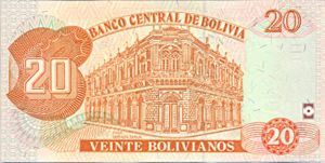 Bolivia, 20 Boliviano, P229
