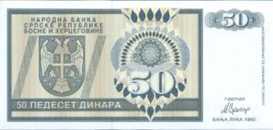 Bosnia and Herzegovina, 50 Dinar, P134a