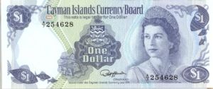 Cayman Islands, 1 Dollar, P5f
