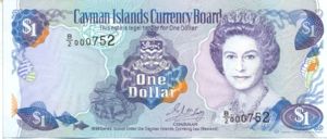 Cayman Islands, 1 Dollar, P16b