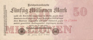 Germany, 50,000,000 Mark, P98b v1