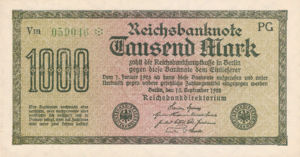 Germany, 1,000 Mark, P76e