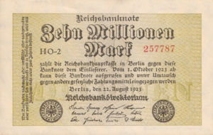 Germany, 10,000,000 Mark, P106a v2