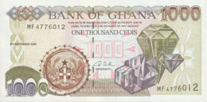 Ghana, 1,000 Cedi, P32h, BOG B36a