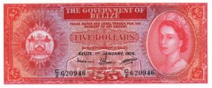 Belize, 5 Dollar, P35b