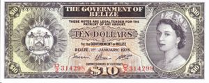 Belize, 10 Dollar, P36c