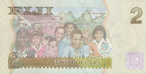 Fiji Islands, 2 Dollar, P109a, RBF B20a