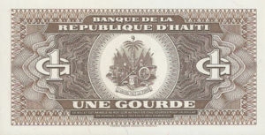 Haiti, 1 Gourde, P253a, BRH B25a